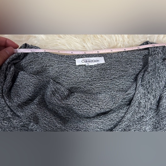 CK size S gray blouse / top - Picture 8 of 9